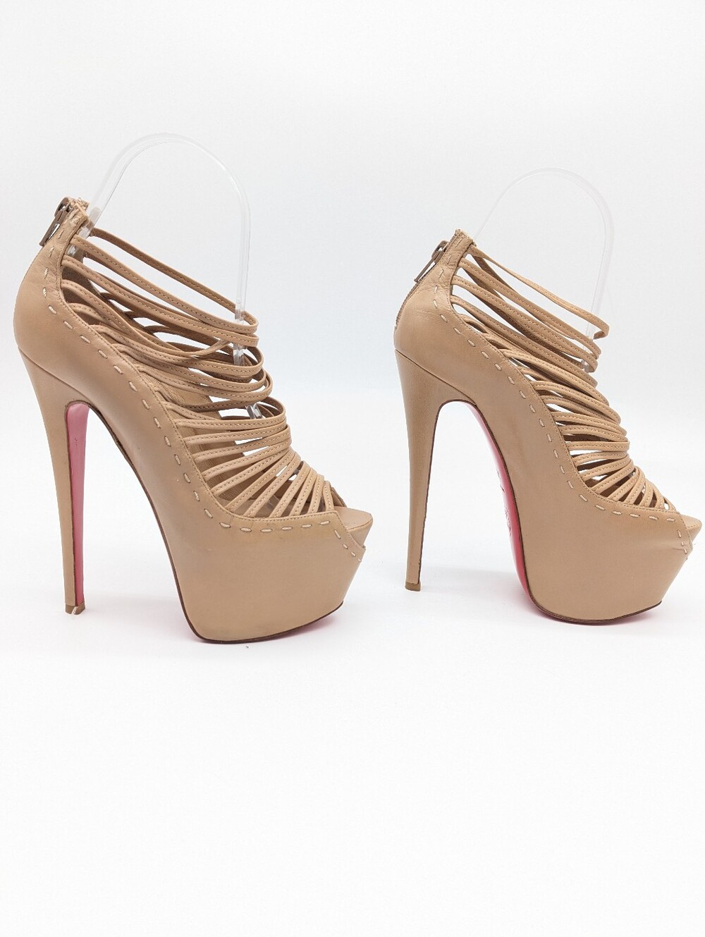 CHRISTIAN LOUBOUTIN Zoulou 160 Platform Heels 36.5 - Picture 7 of 16